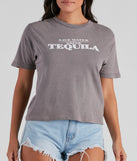 Save Water Vintage Graphic Tee