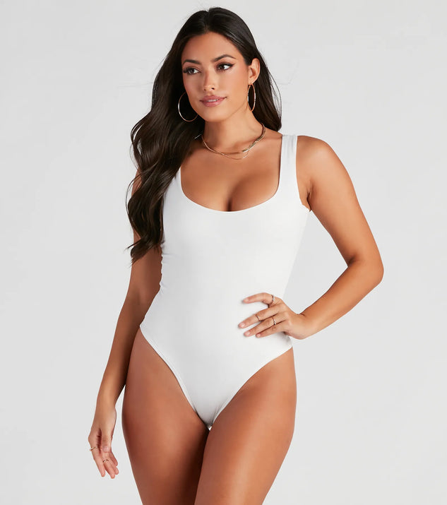 Staple Piece Scoop Neck Bodysuit | Windsor