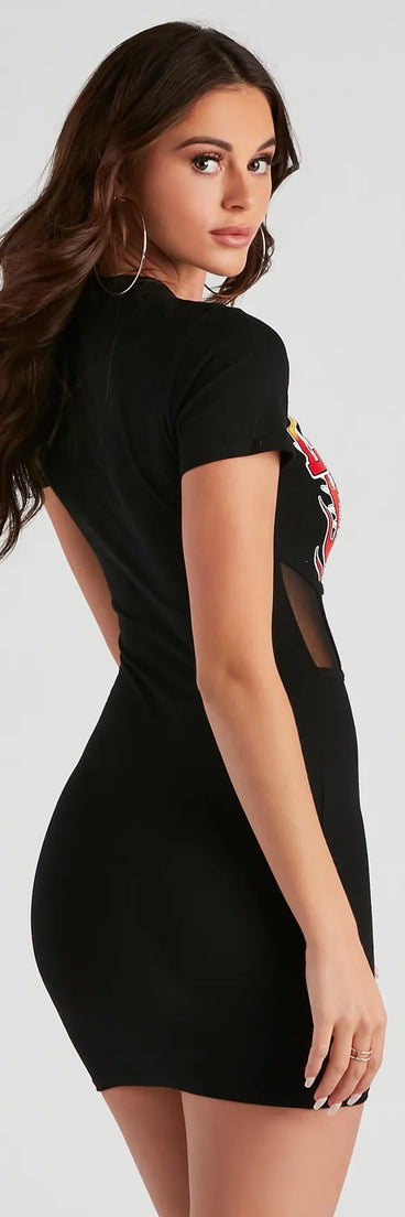 Live Or Ride Graphic Short Dress