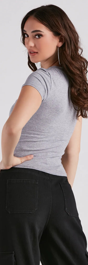 Whiskey Is The Answer Cropped Graphic Tee