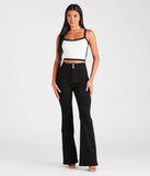 Retro Street Style Tank Crop Top