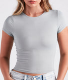 Such A Classic Smooth Knit Crop Top