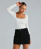 Flawless Vibes Smooth Knit Long Sleeve Bodysuit