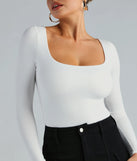 Flawless Vibes Smooth Knit Long Sleeve Bodysuit