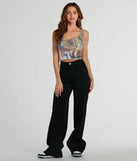 Perfect Blend Sequin Swirl Tank Top
