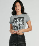 New York City Cropped Graphic Tee