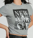New York City Cropped Graphic Tee