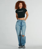 
Upgrade your style game for 2025 with the Let's Drink About It Crop Graphic Tee in black, perfect for any fashion-forward wardrobe.