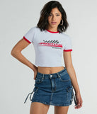 
Upgrade your style game for 2025 with the Racing Speedway Ringer Graphic Tee in white, perfect for any fashion-forward wardrobe.