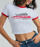 
Upgrade your style game for 2025 with the Racing Speedway Ringer Graphic Tee in white, perfect for any fashion-forward wardrobe.