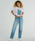 Bad Choices Make Good Stories Cropped Graphic Tee
