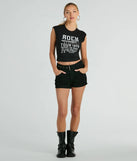 
Upgrade your style game for 2025 with the Rock Tour 1979 Muscle Open Back Graphic Tee in black, perfect for any fashion-forward wardrobe.