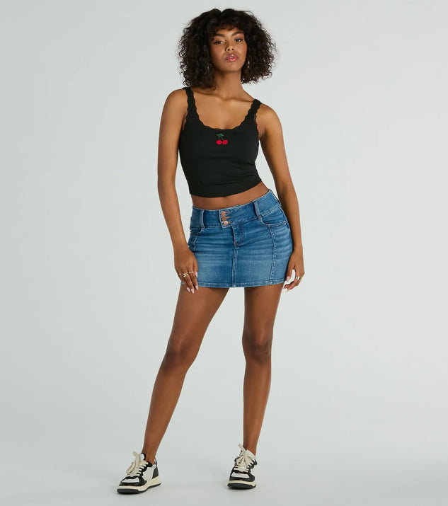 トップス Classic Cherry Tee Edikted Cherry 8 Long Sleeve T-Shirt | PacSun