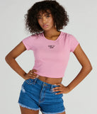 Can U Not Crew Neck Crop Tee