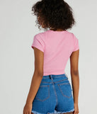 Can U Not Crew Neck Crop Tee