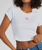 Girly Twirl Bow Short Sleeve Tee
