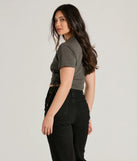 
Upgrade your style game for 2025 with the Wild West Lace-Up Crop Graphic Tee in black, perfect for any fashion-forward wardrobe.