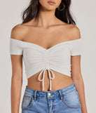 
Upgrade your style game for 2025 with the Sweet One Off-The-Shoulder Crop Top in white, perfect for any fashion-forward wardrobe.