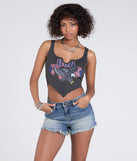 The USA Graphic Tank Top in charcoal brings edge and energy to your vibe, ready to elevate any festival look or concert outfit.
