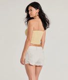 
Upgrade your style game for 2025 with the Sunshine Babe Ditsy Floral Cropped Tube Top in yellow, perfect for any fashion-forward wardrobe.