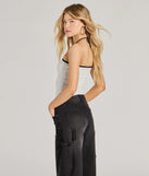 With its midriff cut and trend-forward fit, the Lucky Thirteen Strapless Tube Crop Top is a white crop top made to pair with skirts, denim, or whatever vibe you're feeling this season.