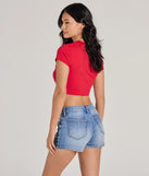 
Upgrade your style game for 2025 with the Drinks On Me Cropped Graphic Tee in red, perfect for any fashion-forward wardrobe.