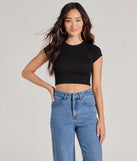 The Cute Twist Strappy Back Crop Top in black with a modern design and trendy look is part of the latest women's tops collection to elevate your 2025 wardrobe.