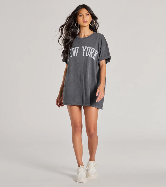 New York Oversized Graphic Tee | Windsor