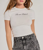 
Upgrade your style game for 2025 with the Do Not Disturb Cropped Graphic Tee in white, perfect for any fashion-forward wardrobe.