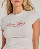 
Upgrade your style game for 2025 with the Extra Spicy Margarita Club Graphic Tee in white, perfect for any fashion-forward wardrobe.