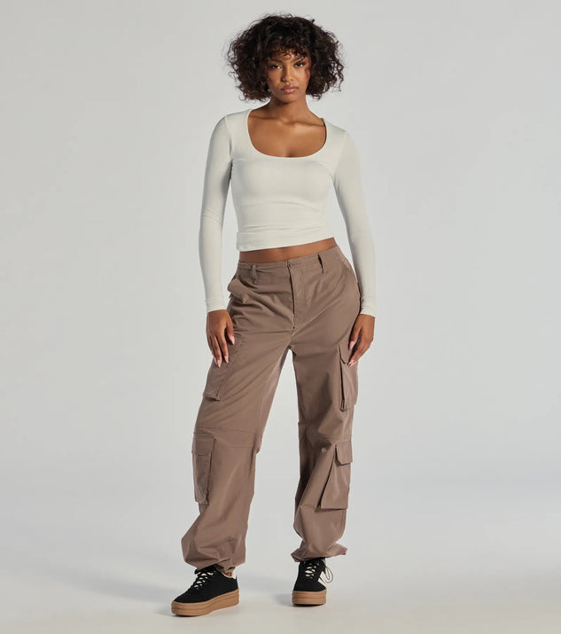 Forever Staple Smooth Knit Long Sleeve Top | Windsor