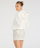 Comfy Mode Cropped Pullover Hoodie