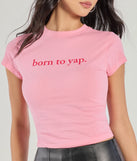
Upgrade your style game for 2025 with the Born To Yap Graphic Tee in pink, perfect for any fashion-forward wardrobe.
