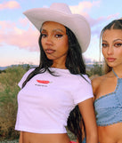 From bold to effortless, the Too Spicy For You Crop Graphic Tee lets you define your vibe with white tops that speak your style.