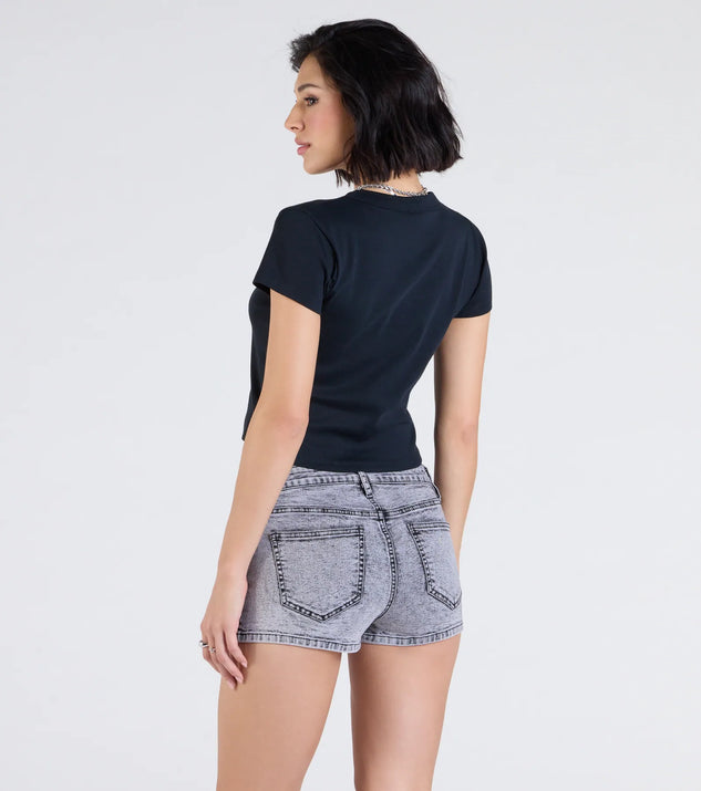 Party Girl Crop Graphic Tee | Windsor
