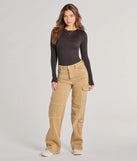 The Smooth Moves Long Sleeve Crew Neck Bodysuit in black with a modern design and trendy look is part of the latest women's tops collection to elevate your 2025 wardrobe.