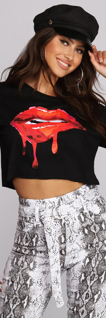 Kiss This Crop Top