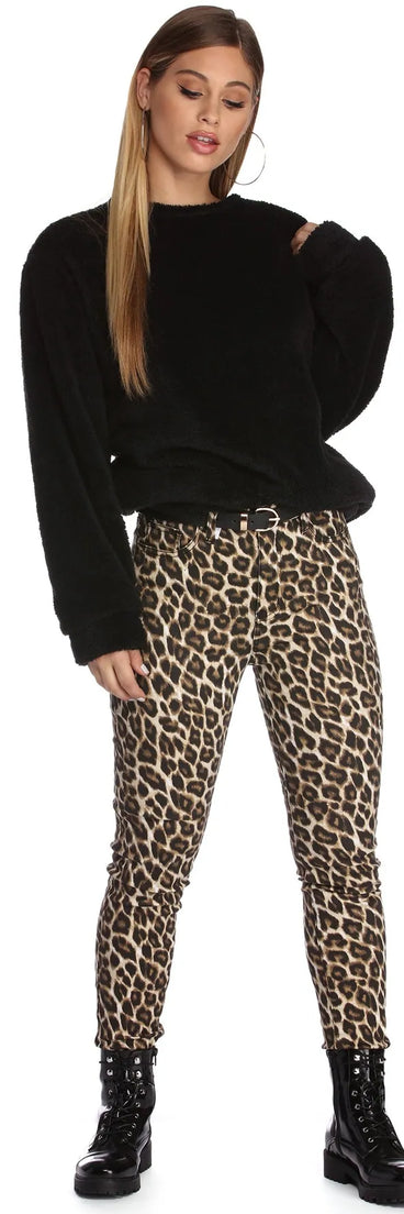 What The Fuzz Teddy Sweater