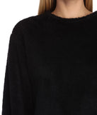 What The Fuzz Teddy Sweater