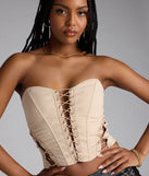 Tied Up And Tempting Corset Top