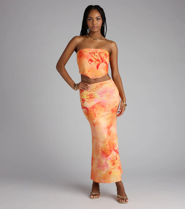 Perfect Symphony Floral Tube Top | Windsor