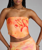 Perfect Symphony Floral Tube Top
