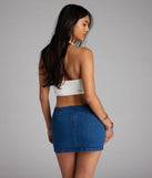 She’s The Moment Tie-Front Halter Top
