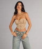 Complete your look with the Vintage Vibes Denim Lace-Up Bustier, a trendy top that’s ready to pair with anything in your fall rotation.