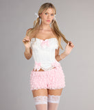 Little Bo Peep Satin Corset Top