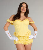 Enchanted Beauty Off-The-Shoulder Corset Top
