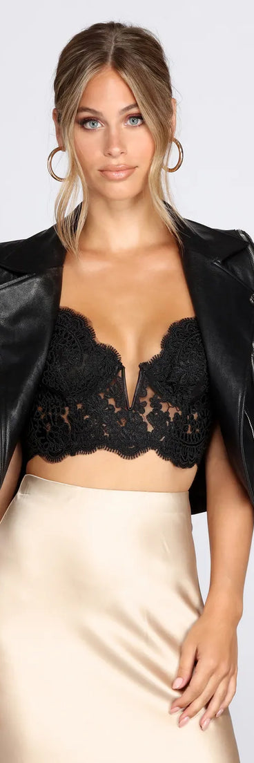 Notch Your Basic Bustier Top