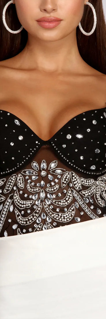 Spotlight Stunner Bustier Bodysuit