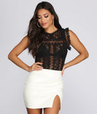 Crochet The Day Lace Bodysuit