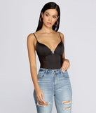 Bad Gal Satin Bodysuit